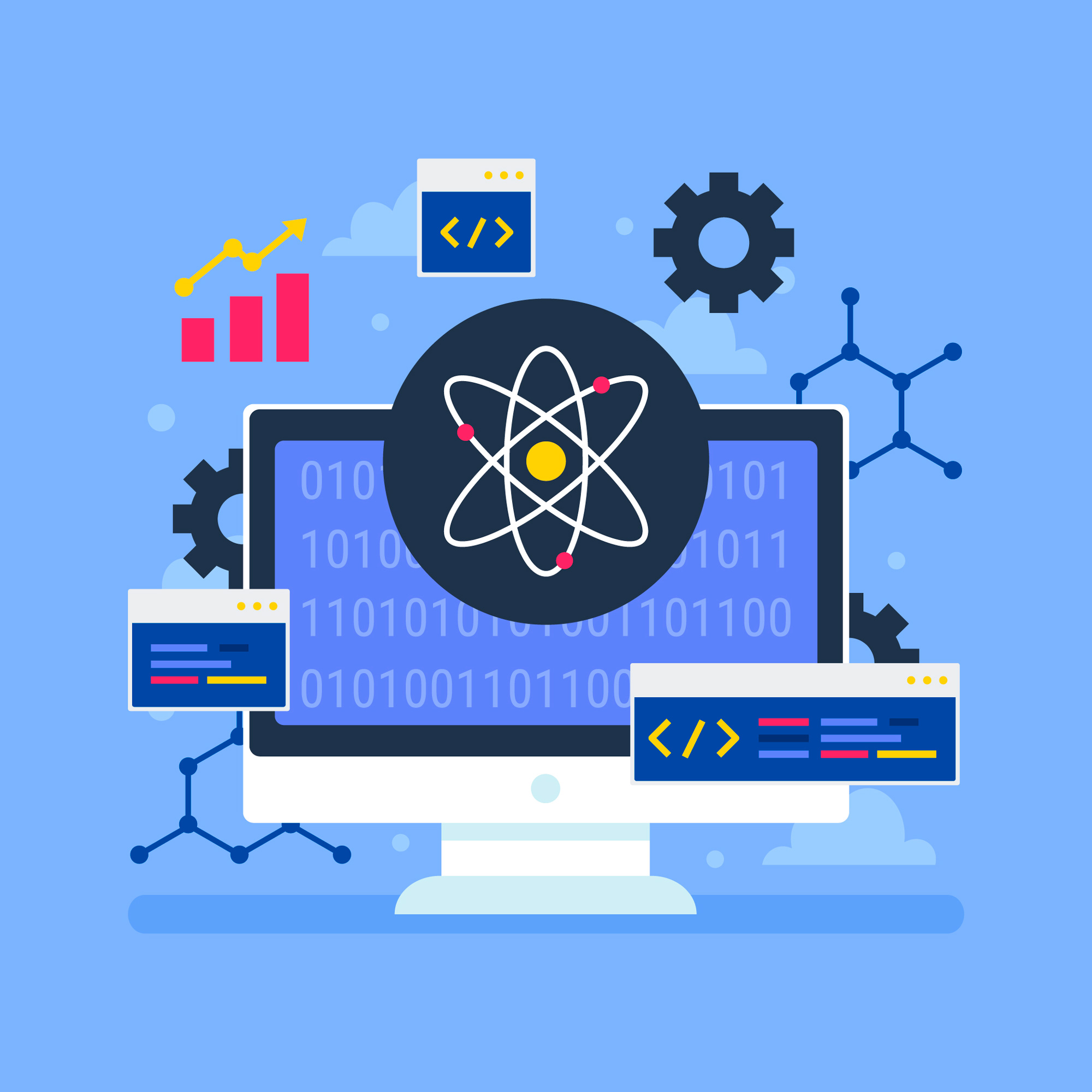 React